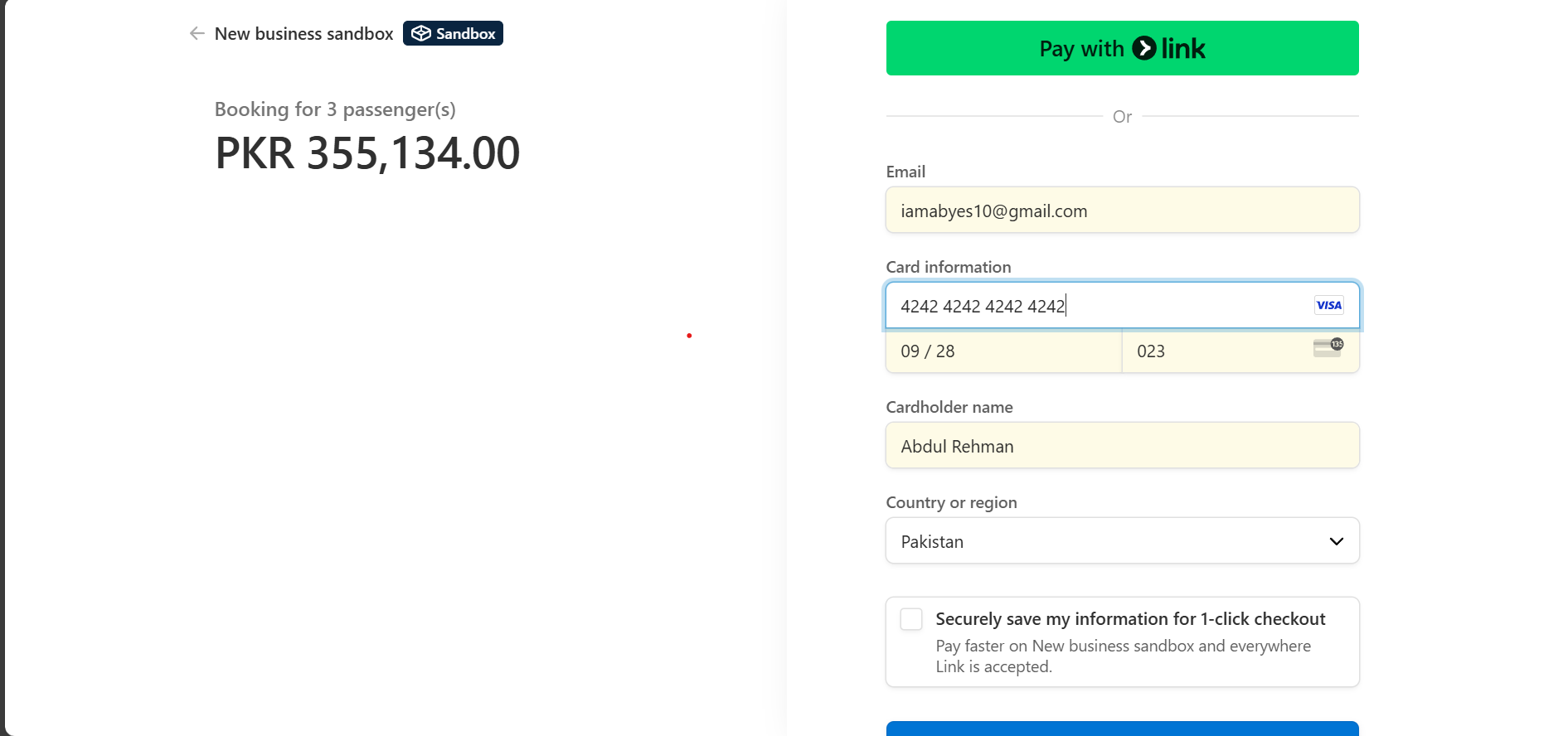 Flight Booking Screenshot 4